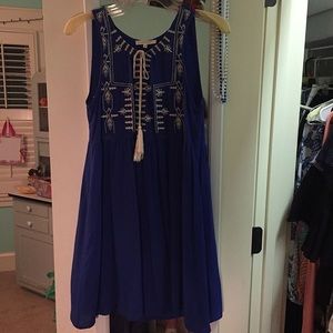 blue dress size S